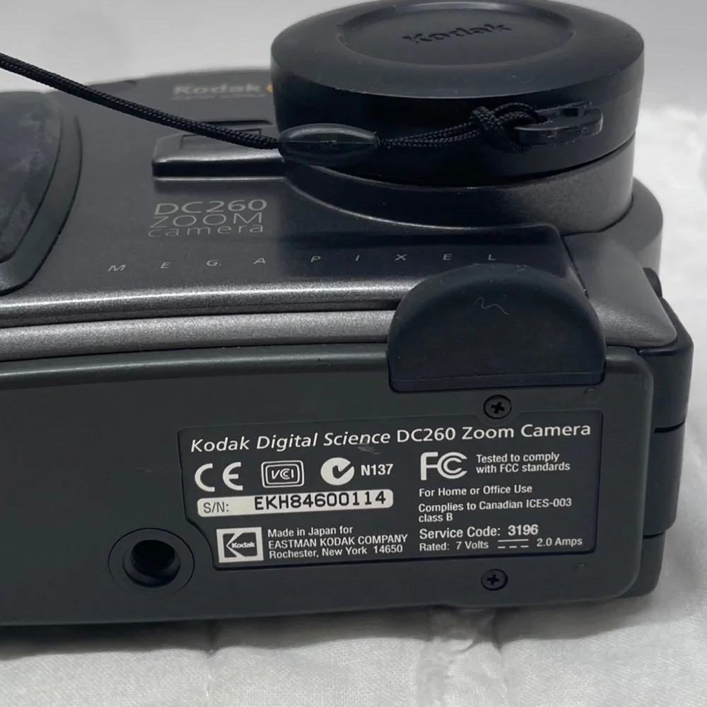 Kodak Digital‎ Science DC260 Zoom Digital Camera TESTED WORKING